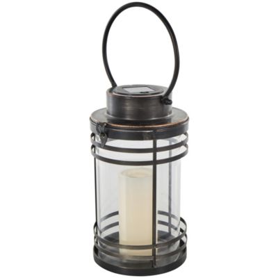 Industrial Metal Candle Lantern