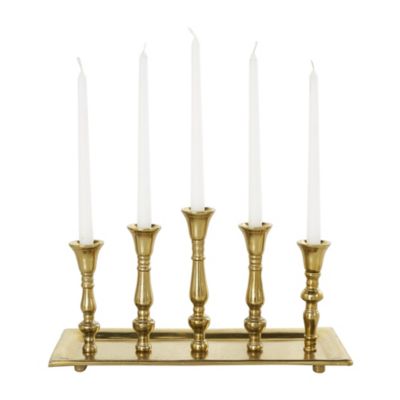 Traditional Aluminum Metal Candelabra