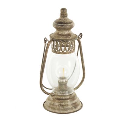 Rustic Metal Accent Lamp