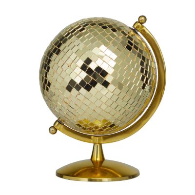 Glam Stainless Steel Metal Globe