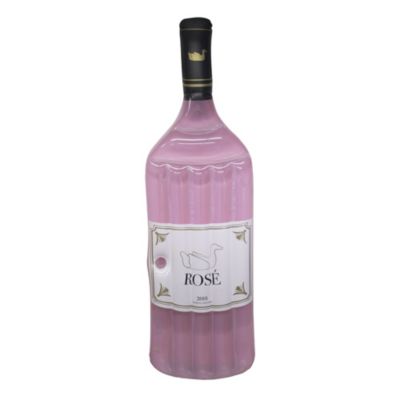 94" Pink Rose Bottle Inflatable Swimming Pool Lounge Float