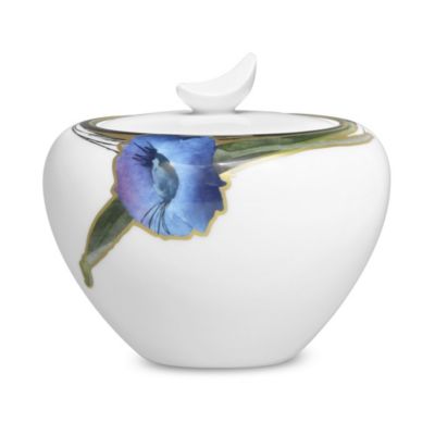 Alluring Fields Sugar Bowl with Cover, 11 Oz.