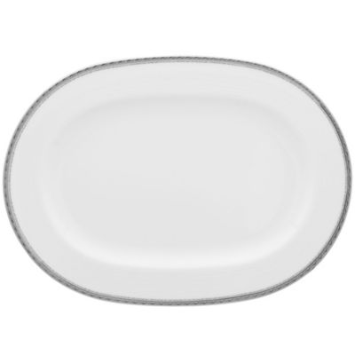 Whiteridge Platinum Oval Platter, 14"