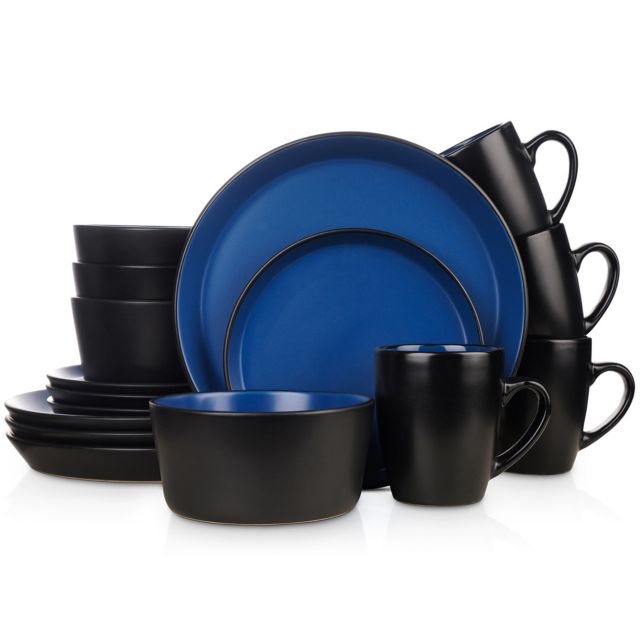 Blue and Black