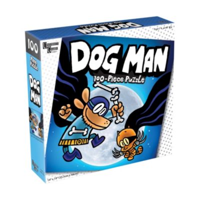 Dog Man and Cat Kid Jigsaw Puzzle: 100 Pcs