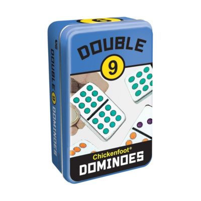 Double 9 Chickenfoot Dominoes