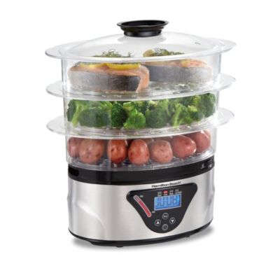 Hamilton Beach  - 3-Tier Digital Food Steamer/Rice Cooker