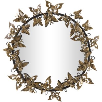 Contemporary Metal Wall Mirror