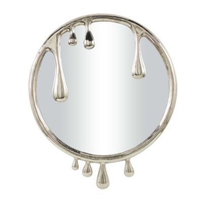 Contemporary Aluminum Metal Wall Mirror