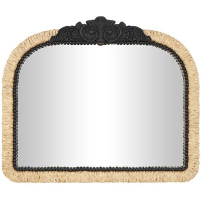 Bohemian Wooden Wall Mirror