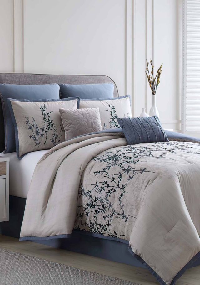 Blue/Taupe