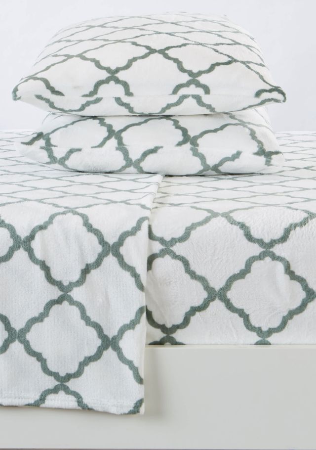 Lattice - White / Jade