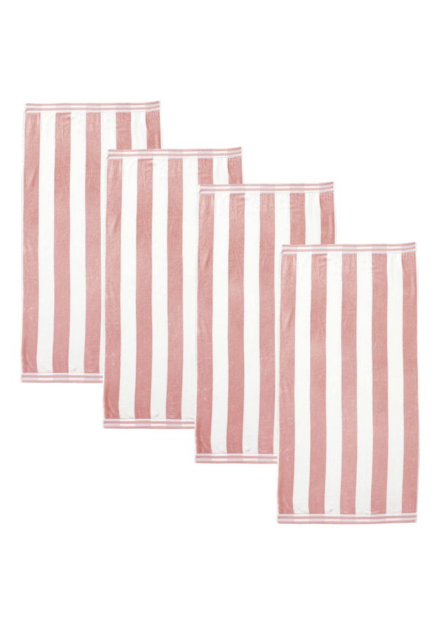 Dusty Rose / White