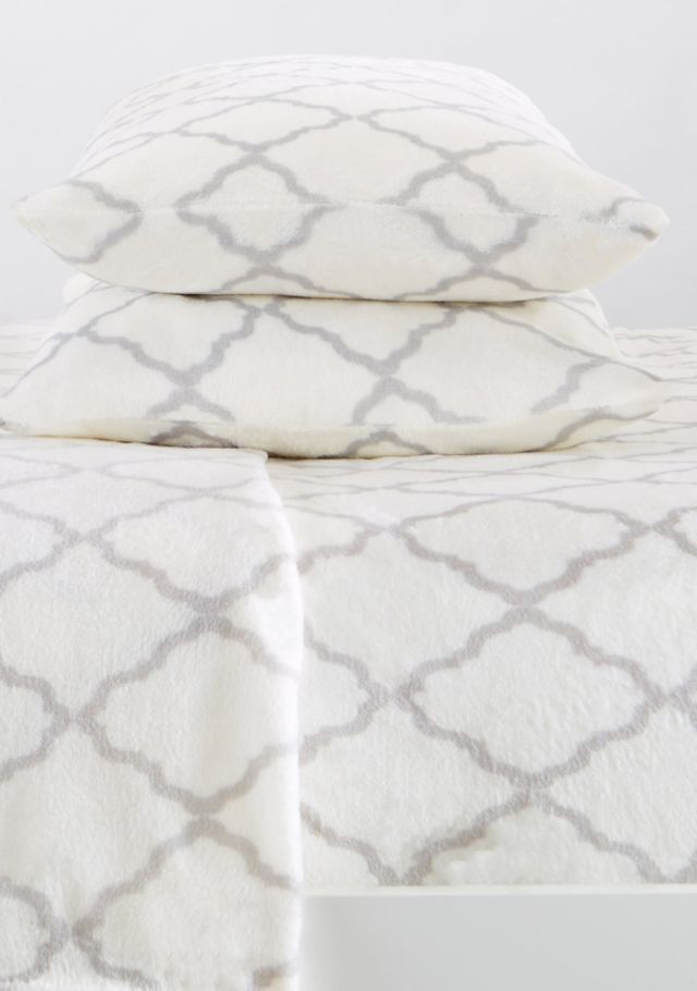 Lattice - White / Grey