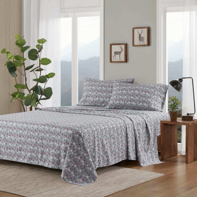 Gray Deer Toile