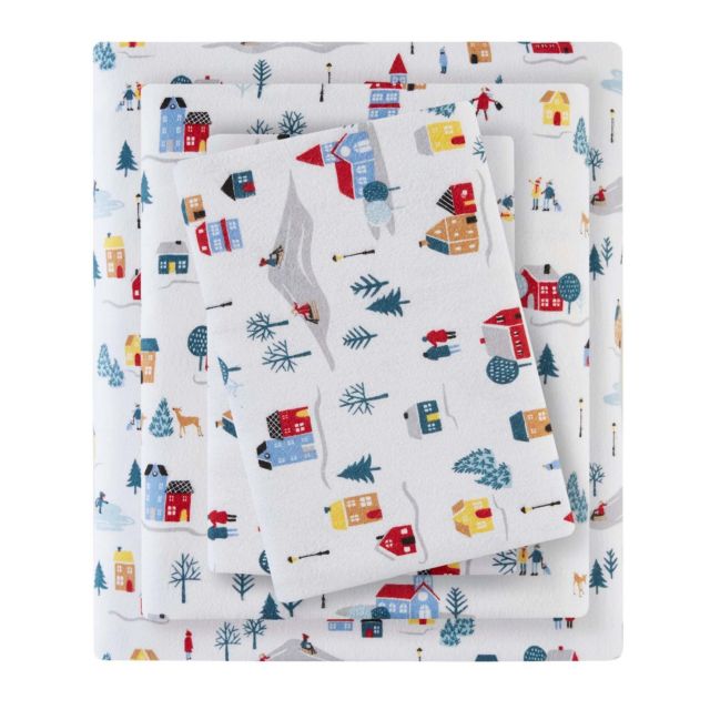 White Village Print