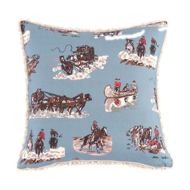 FSRONGXI Cuscino decorativo con motivo di margherite - Grazioso cuscino da terra - Estetico - Per letto, divano, sedia - 38 cm (blu