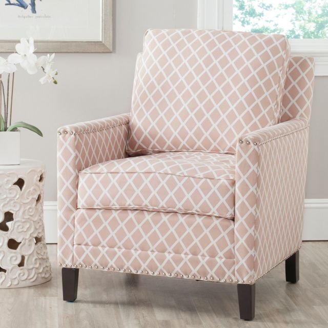 Peach Pink/White