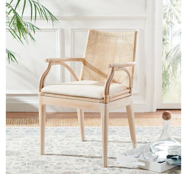 Natural White Wash / White Wash Legs / White Cushion
