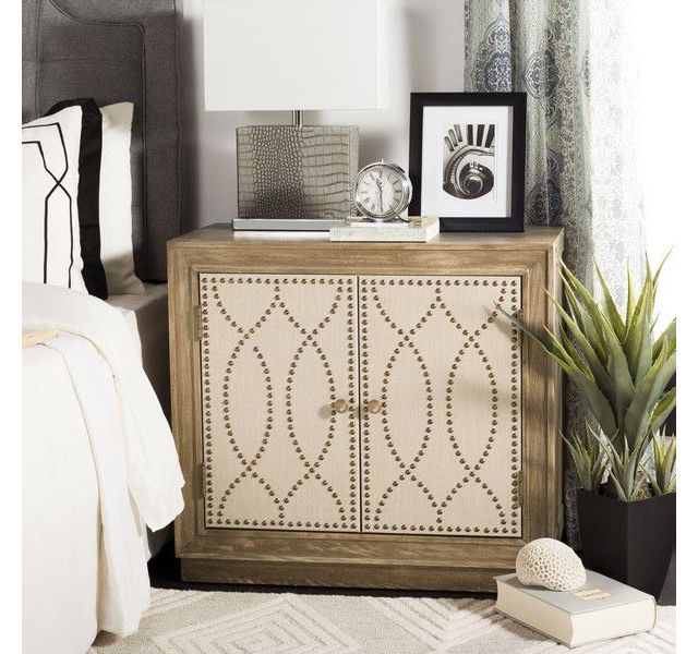 Rustic Oak/Beige Linen