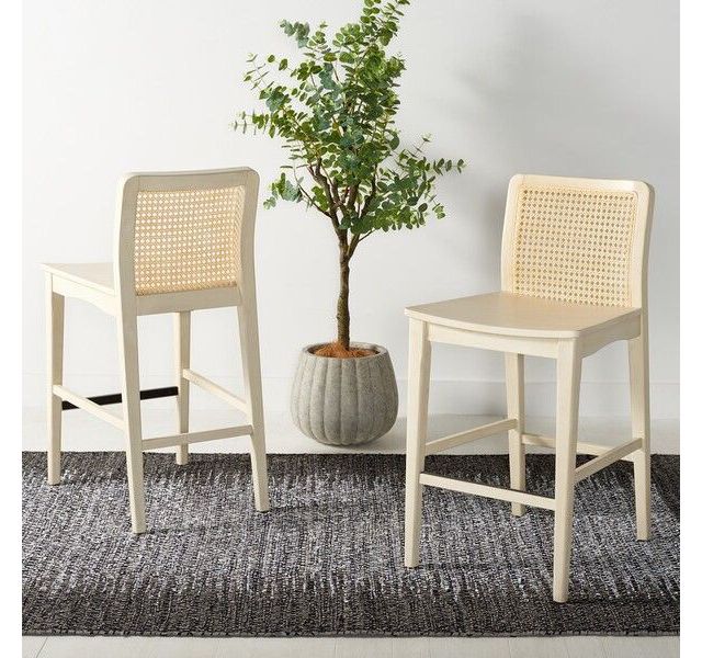 White Body/ Natural Back Rest