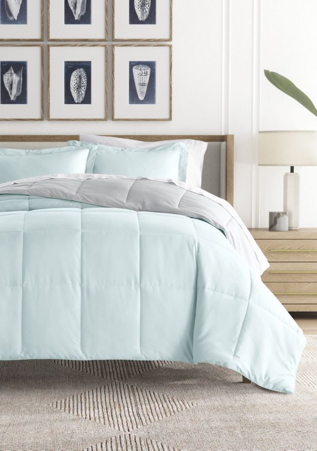 Aqua / Light Gray