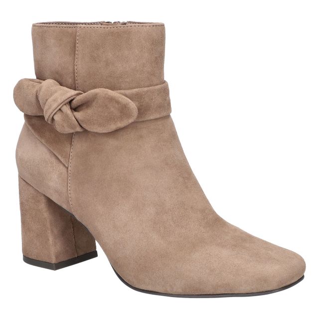 Taupe Suede Leather