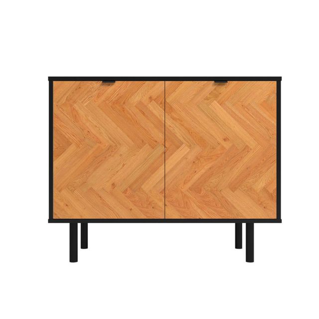 Black and Wood Print