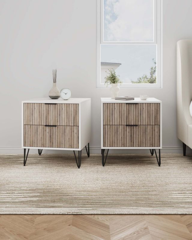 White and Rustic Grey