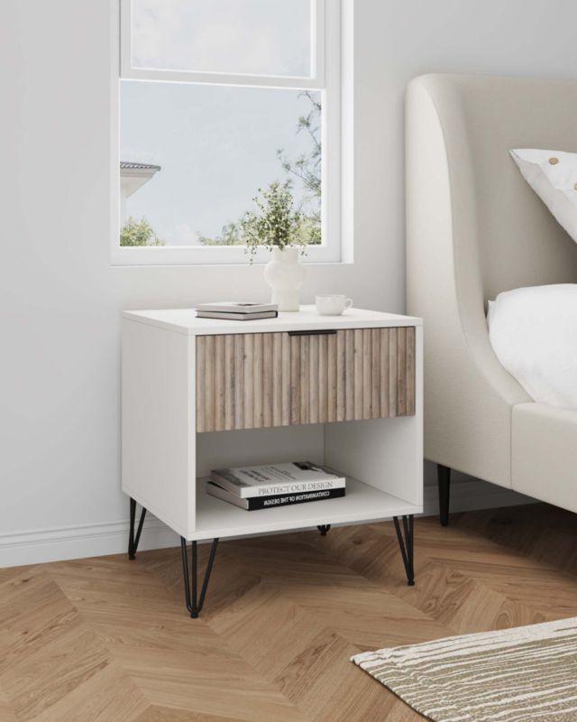 White and Rustic Grey