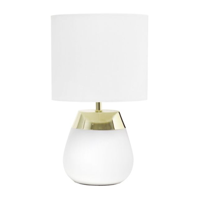 White and Gold Base/ White Shade