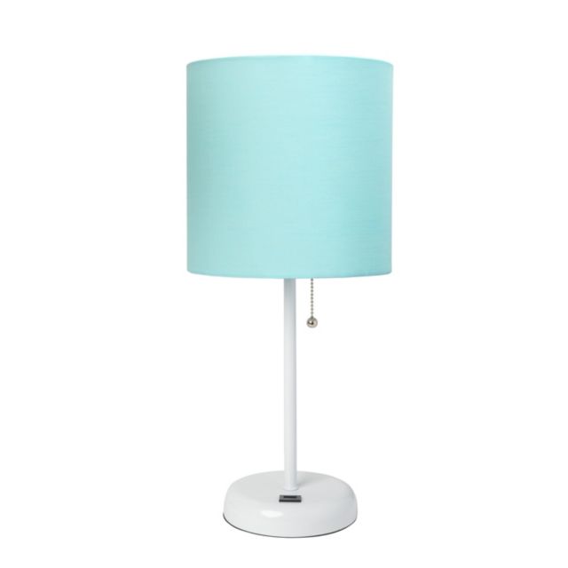 White/Aqua Shade