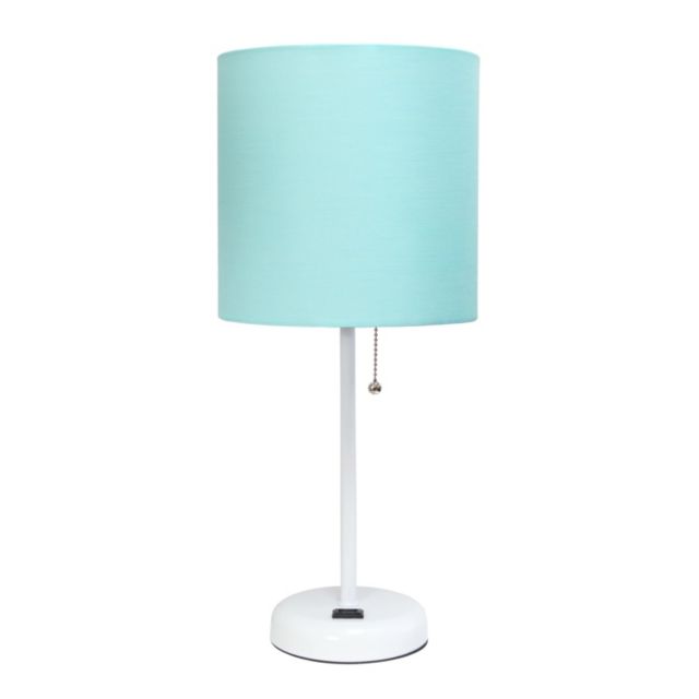 White/Aqua Shade