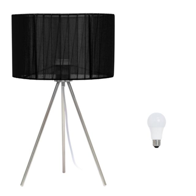 Brushed Nickel/Black