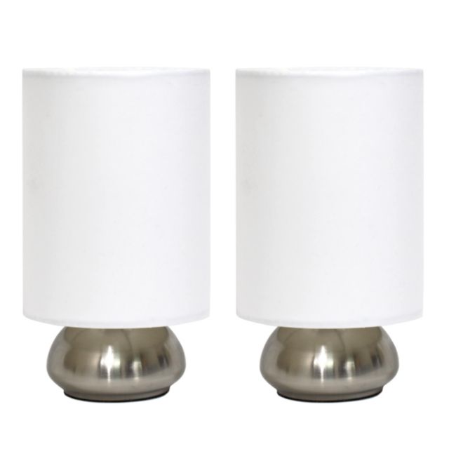 Brushed Nickel/Blue