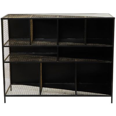 Industrial Metal Console Table