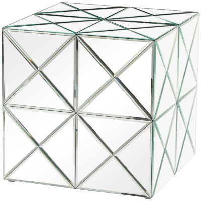 Glam Glass Accent Table