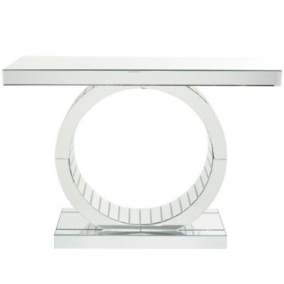 Glam Glass Console Table