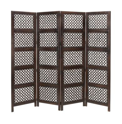 Traditional Wooden Room Divider Screen