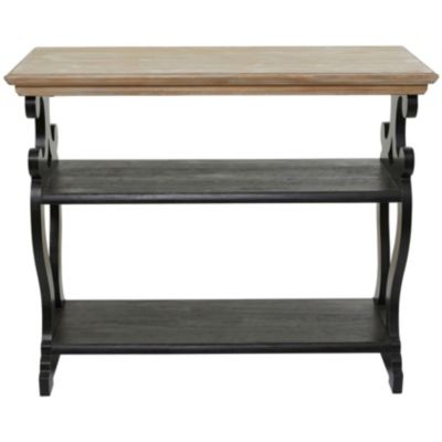 Farmhouse Wood Console Table