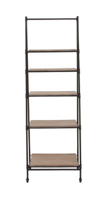 Industrial Wood Shelving Unit