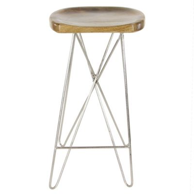 Contemporary Mango Wood Bar Stool