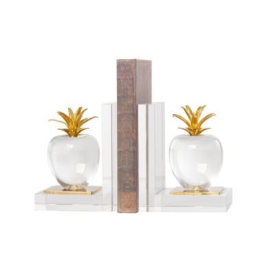 Contemporary Crystal Bookends - Set of 2