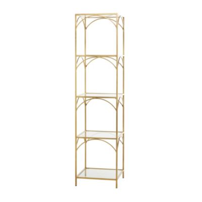 Contemporary Metal Shelving Unit