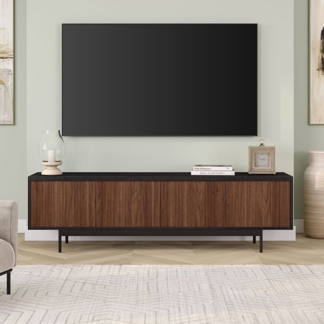 Black Grain/Satin Walnut