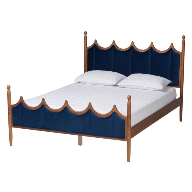 Royal Blue/Walnut Brown