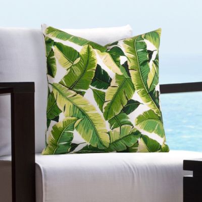 Siscovers Bungalow Beach Solarium Indoor/Outdoor Throw Pillow-16" x16"