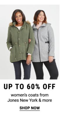 Up to 60% off women's coats from Jones New York & more. Shop Now.