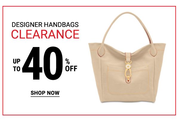 Designer handbags clearance - Up to 40% off. Shop Now.