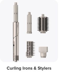 An image featuring a curling iron and accessories. Shop curling irons and stylers.